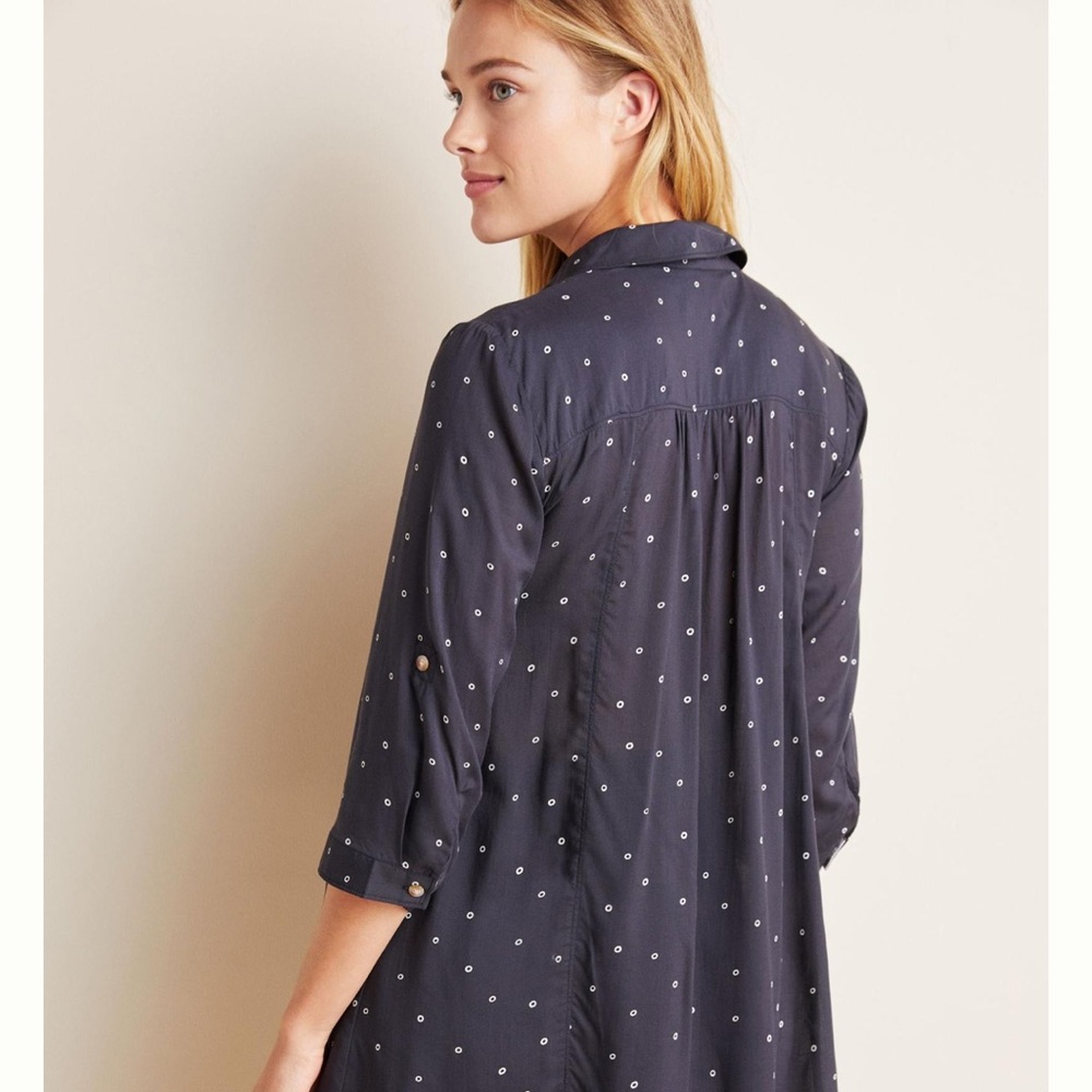 NWOT Maeve Monika button down tunic Anthropologie - Picture 2 of 13